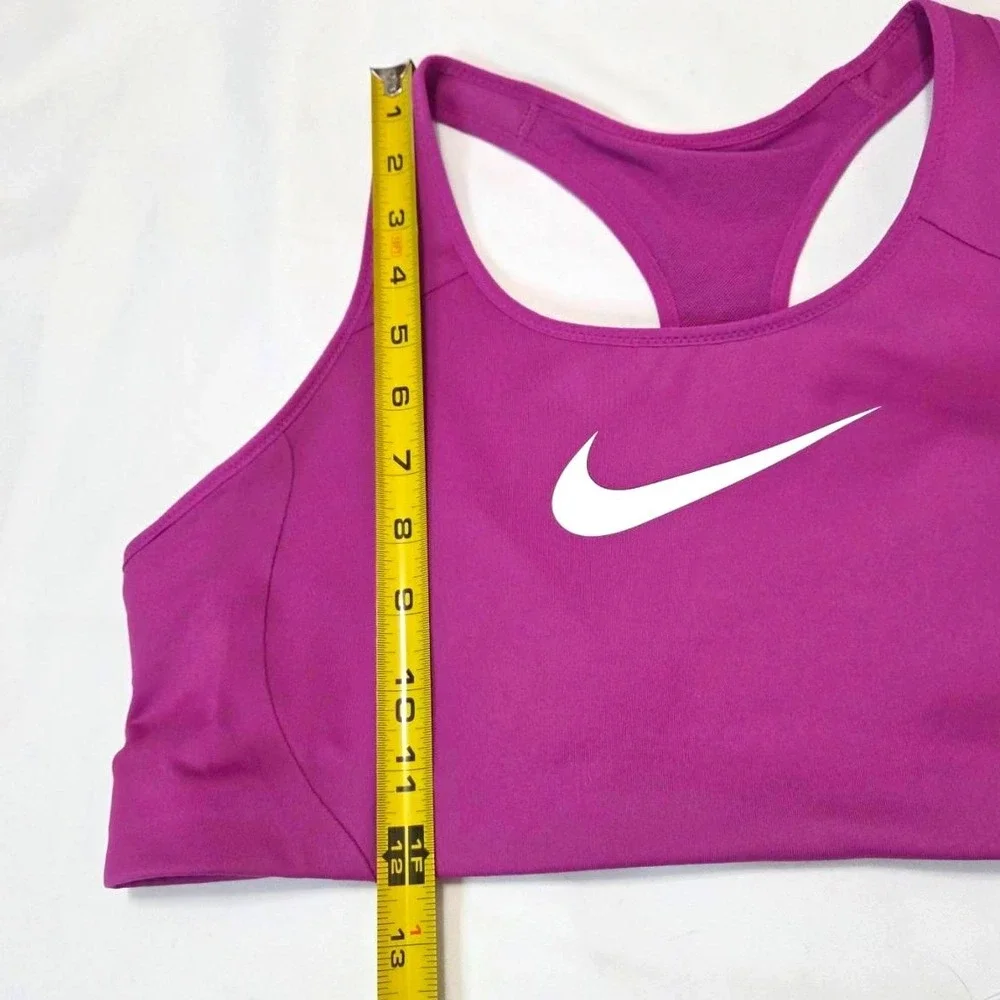 Nike Dri-FIT‎ Medium Support Sports Bra XL Training Mesh Back Hot Pink Gym NWT